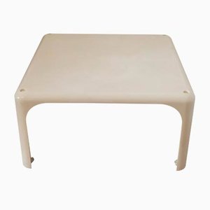 Coffee Table Model Demetrio 45 in White by Vico Magistretti for Artemide Italy, 1960s