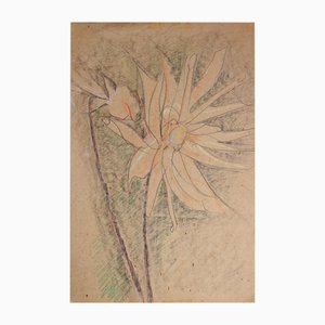 Victor Karnauh, Flower, 1990s, Pastel on Paper