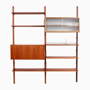 Wall Unit attributed to Poul Cadovius, 1960s, Set of 12