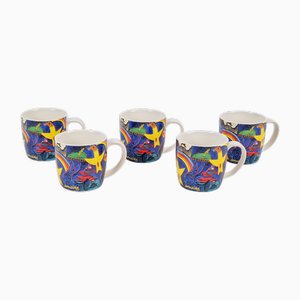 Mugs by Corneille, Set of 5