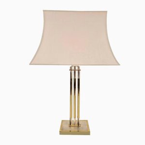 Hollywood Regency Brass Table Lamp from Deknudt, Belgium, 1978