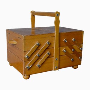 Bohemian Wooden Sewing Box
