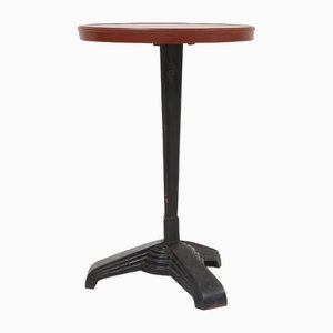 Cast Iron Bistro Table with Bakelite Top from Louis Vuitton, France, 1930s