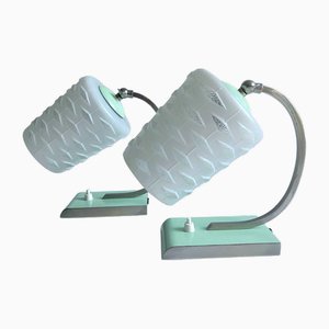 Art Deco Table Lamps, Set of 2