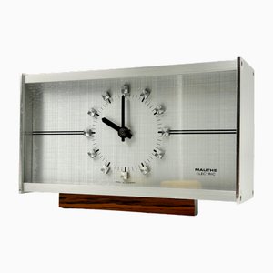 Elektrische Mid-Century Schreibtischuhr von Mauthe, 1950er