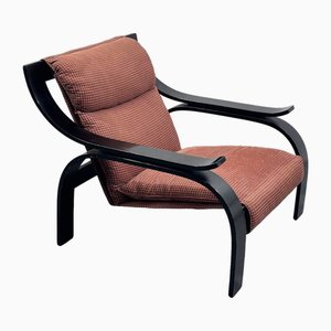 Moderner Woodline Armlehnstuhl von Marco Zanuso für Arflex, 1970er