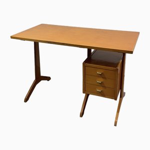 Moderner Mid-Century Schreibtisch aus Holz, 1950er