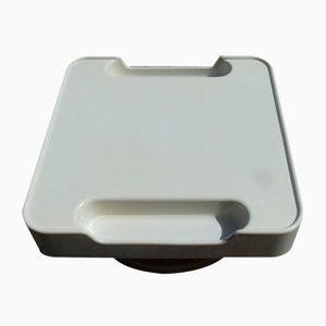 Mesa de centro de policarbonato con soporte para botellas, Italia, años 70
