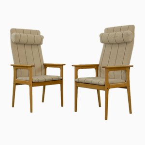 Danish High-Back Chairs from Domus Danica, Set of 2