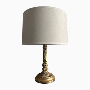 Neo-Classical Brass Table Lamp, 1950s