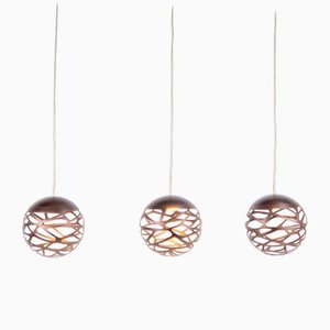 Lampada a sfera Kelly Cluster Lodes in bronzo di Studio Italia