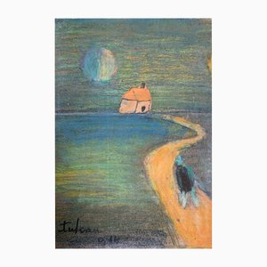 Eugeniusz Tukan-Wolski, Un camino, Técnica mixta sobre papel