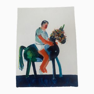 Hanna Ilczyszyn, Nocefresca (Milis, Sardinia), Watercolour, 2024