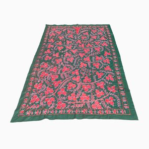 Handgefertigte gehäkelte Tagesdecke, 1970er