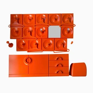 Mid-Century Space Age Quadro Set by Jürgen Lange for Schönbuch, Germany, 1960s, Set of 30