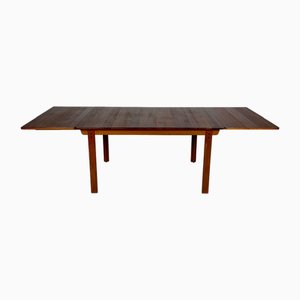 Ausziehbarer schwedischer Vintage Esstisch aus Teak von Nils Jonsson für Hugo Troeds, 1960er