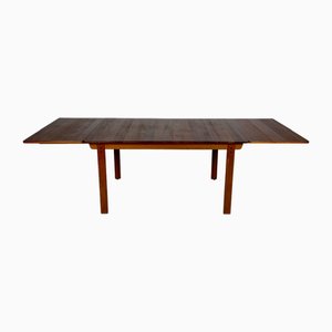 Vintage Swedish Extendable Dining Table in Teak by Nils Jonsson for Hugo Troeds, 1960s