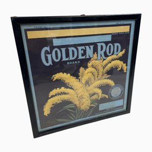 Golden Rod California Advertising Label, 1930s