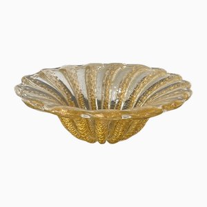 Schale aus Muranoglas von Barovier Toso, 1950er