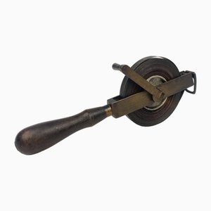 Antique Tape Measure in Metal and Brass, 1930s