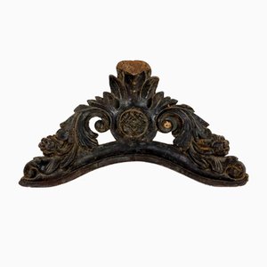 Fragment de récupération en bois sculpté