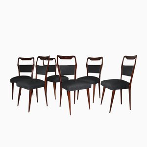 Chaises Mid-Century, Italie, 1950s, Set de 6