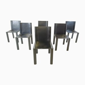 Dining Chairs by Carlo Bartoli for Matteo Grassi, 1980s, Set of 6