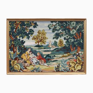 Large Vintage Framed Tapestry, 1975