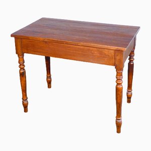 Tavolino Carlo X in legno di noce, 1800