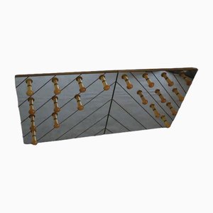 Vintage Coat Hanger Mirrors with Geometric Effect, 1970s
