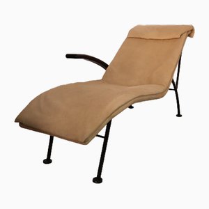 Chaiselongue aus Alcantara Stoff, 1980er