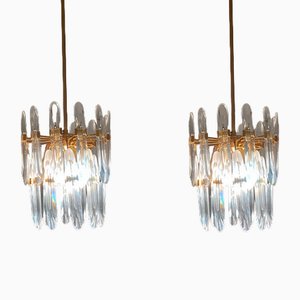 Chandeliers by Gaetano Sciolari, 1970s, Set of 2