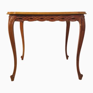 Venetian Walnut Coffee Table, 1980s