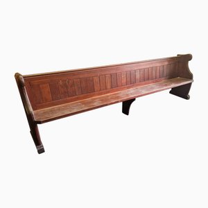 Wooden Bench, Italy, 1980s