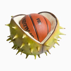 Divide and Conker Skulptur von Simon Shepherd, 2023