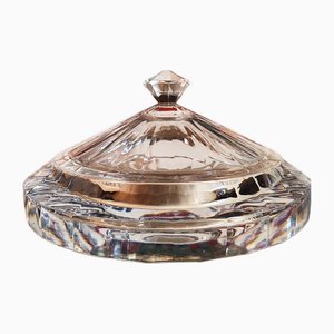 Porta caramelle in cristallo pesante di Antonio Imperatore, Italia, anni '70