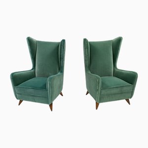 Poltrone di Gio Ponti, anni '50, set di 2