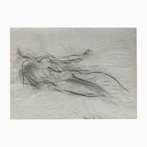 Antoni Janusz Pastwa, Desnudo, 1992, Dibujo en técnica mixta