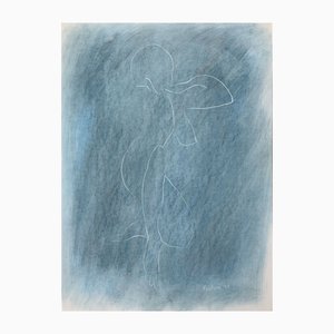 Antoni Janusz Pastwa, Desnudo, 1996, Dibujo en técnica mixta
