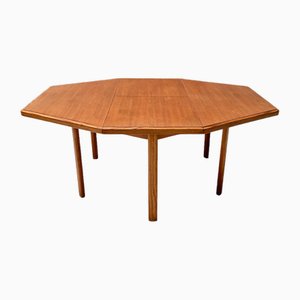 Mid-Century French Modern Pine Extendable Dining Table, 1970s