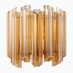 Amber Palermo Wall Light from Pure White Lines