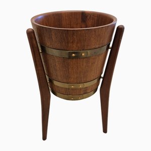 Secchio in legno di teak, 1959