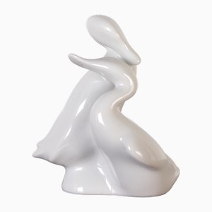 Porcelain Ducks by Jaroslav Jezek for Royal Dux, Czechoslovakia, 1958