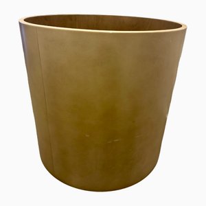 Large Round Goatskin Planter attributed to Aldo Tura, 1978