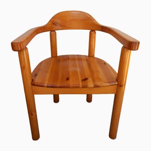 Dänischer Stuhl aus Kiefernholz von Rainer Daumiller, 1980er