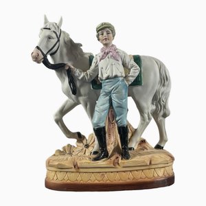 Figurine Biscuit Coloré, 1920s