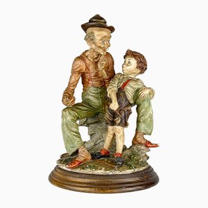 Ceramic Sculpture by Giuseppe Armani for Capodimonte, Italy, 1970s