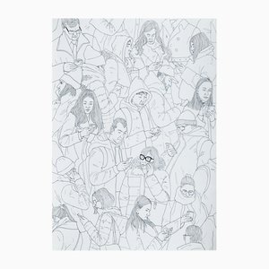 Anna Wardega, Sans titre, Dessin à l'encre, 2023