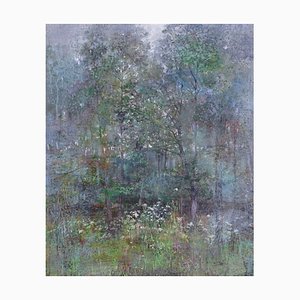 Janis Zingitis, It's Raining Like in the Midsummer, 2017, Mixed Media on Canvas