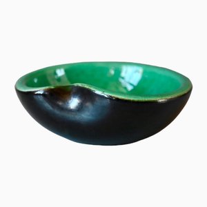 Mid-Century Two-Tone Ceramic Bowl, France, 1950s